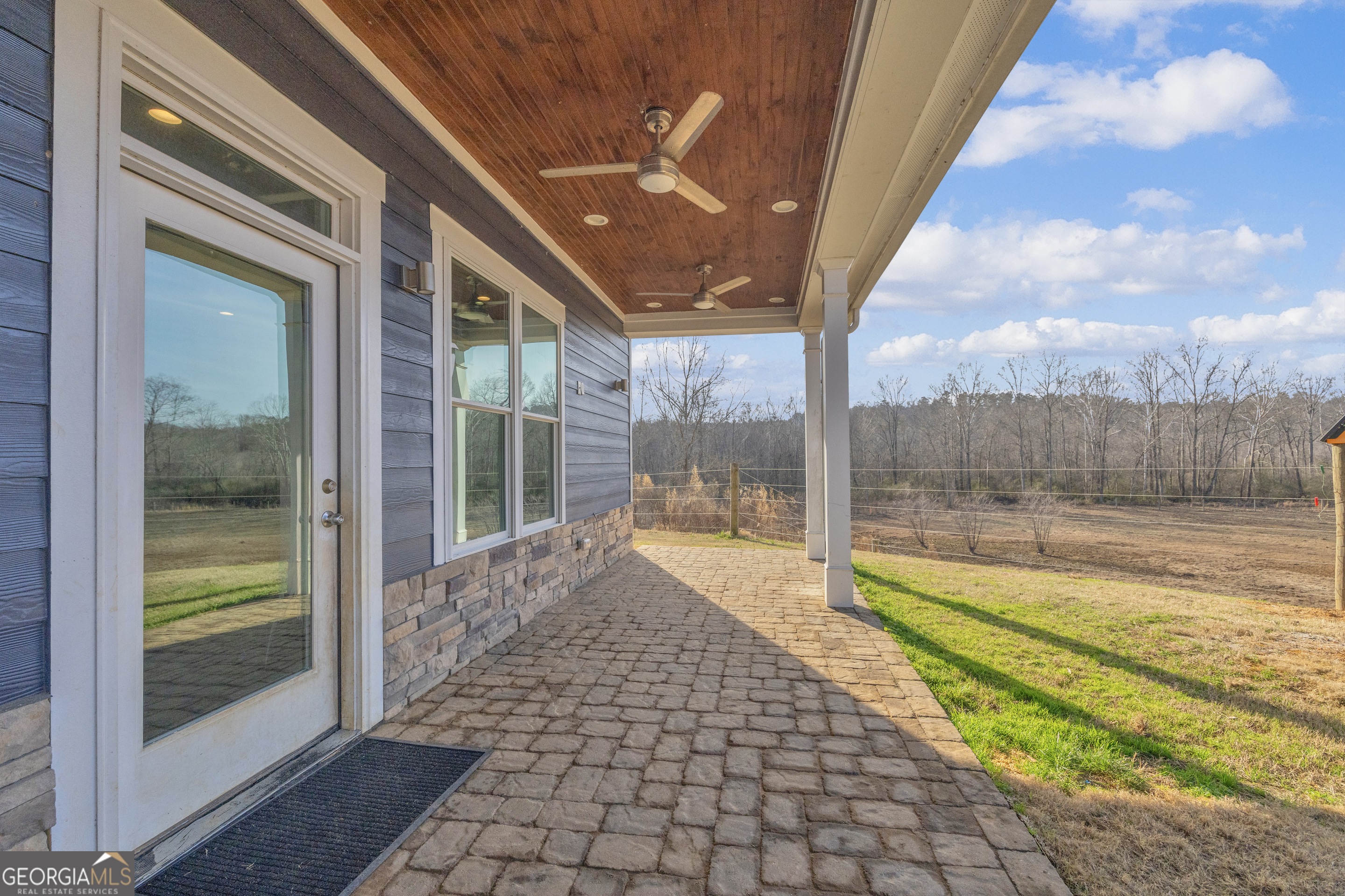 249 Hunters Creek Trail Toccoa, GA 30577 - Photo 76 of 110 a view of swimming pool with seating space and balcony view
