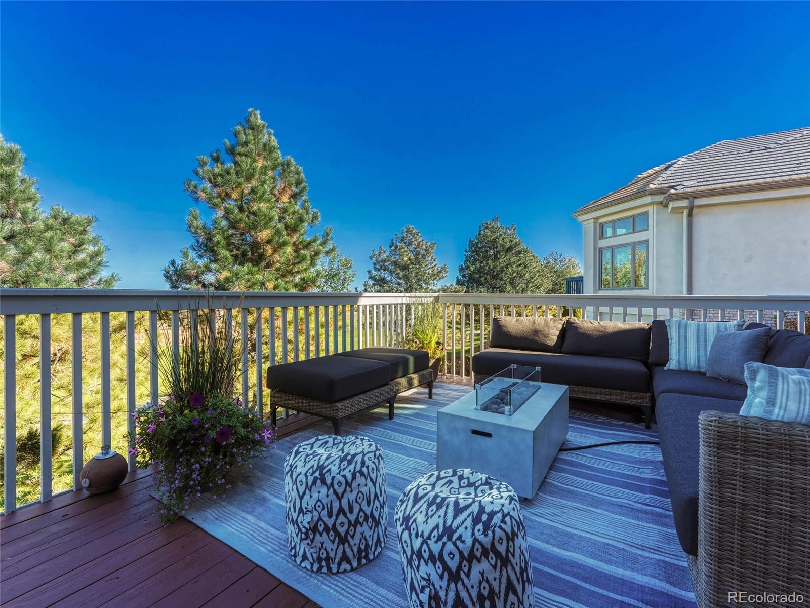 8541 Colonial Drive Lone Tree, CO 80124 - Photo 36 of 45 a view of a roof deck with couches