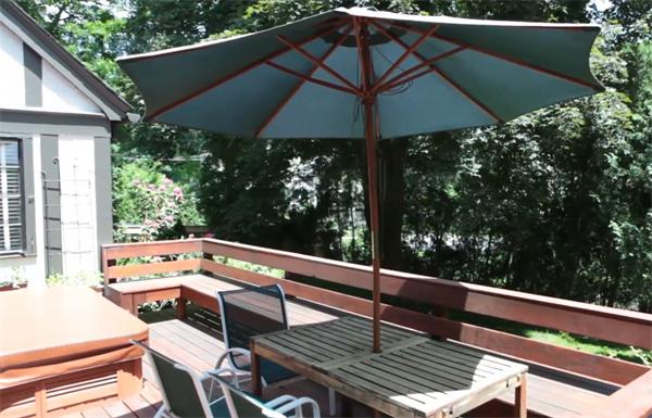 458 Chestnut Street Newton, MA 02468 - Photo 15 of 17 a view of an outdoor sitting area with furniture and backyard