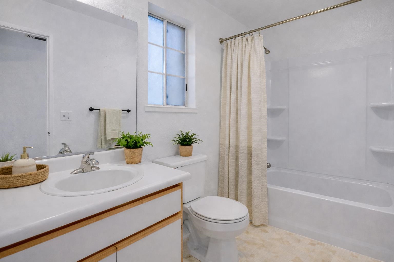 735 Watson Canyon Court, Unit 118 San Ramon, CA 94582 - Photo 14 of 38 Full bath with shower / bath combo with shower curtain and vanity