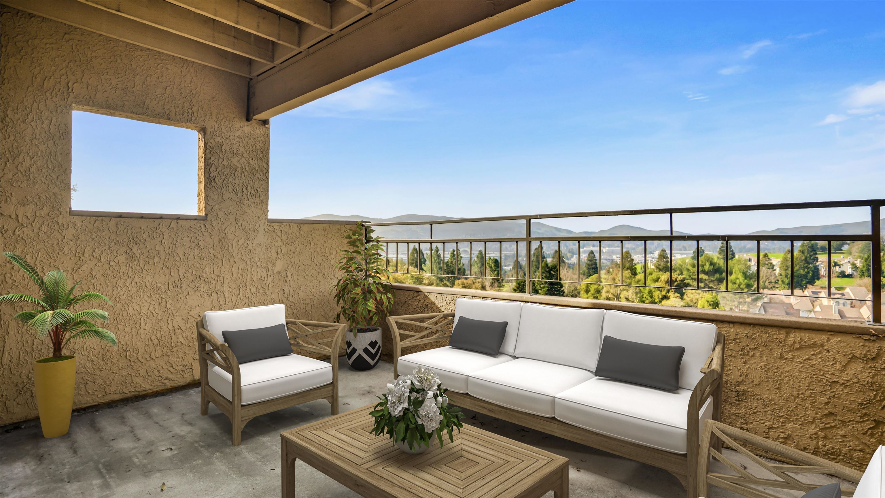 735 Watson Canyon Court, Unit 118 San Ramon, CA 94582 - Photo 18 of 38 Balcony with outdoor furniture