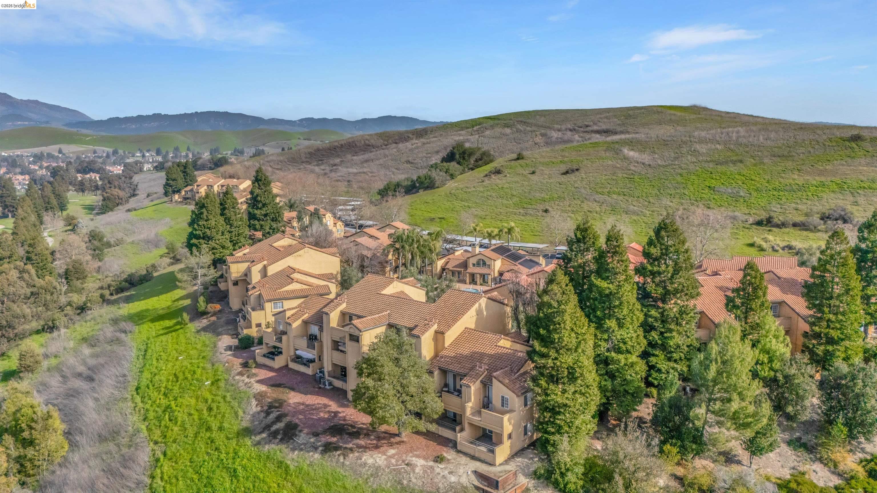 735 Watson Canyon Court, Unit 118 San Ramon, CA 94582 - Photo 31 of 38 a view of a lush green hillside and mountains