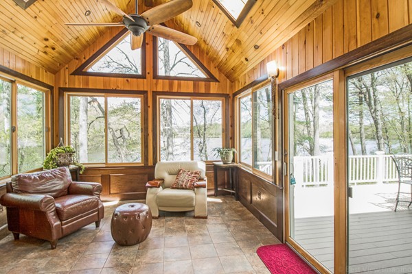 554 Douglas Road Northbridge, MA 01588 - Photo 18 of 30 a living room with furniture and a floor to ceiling window