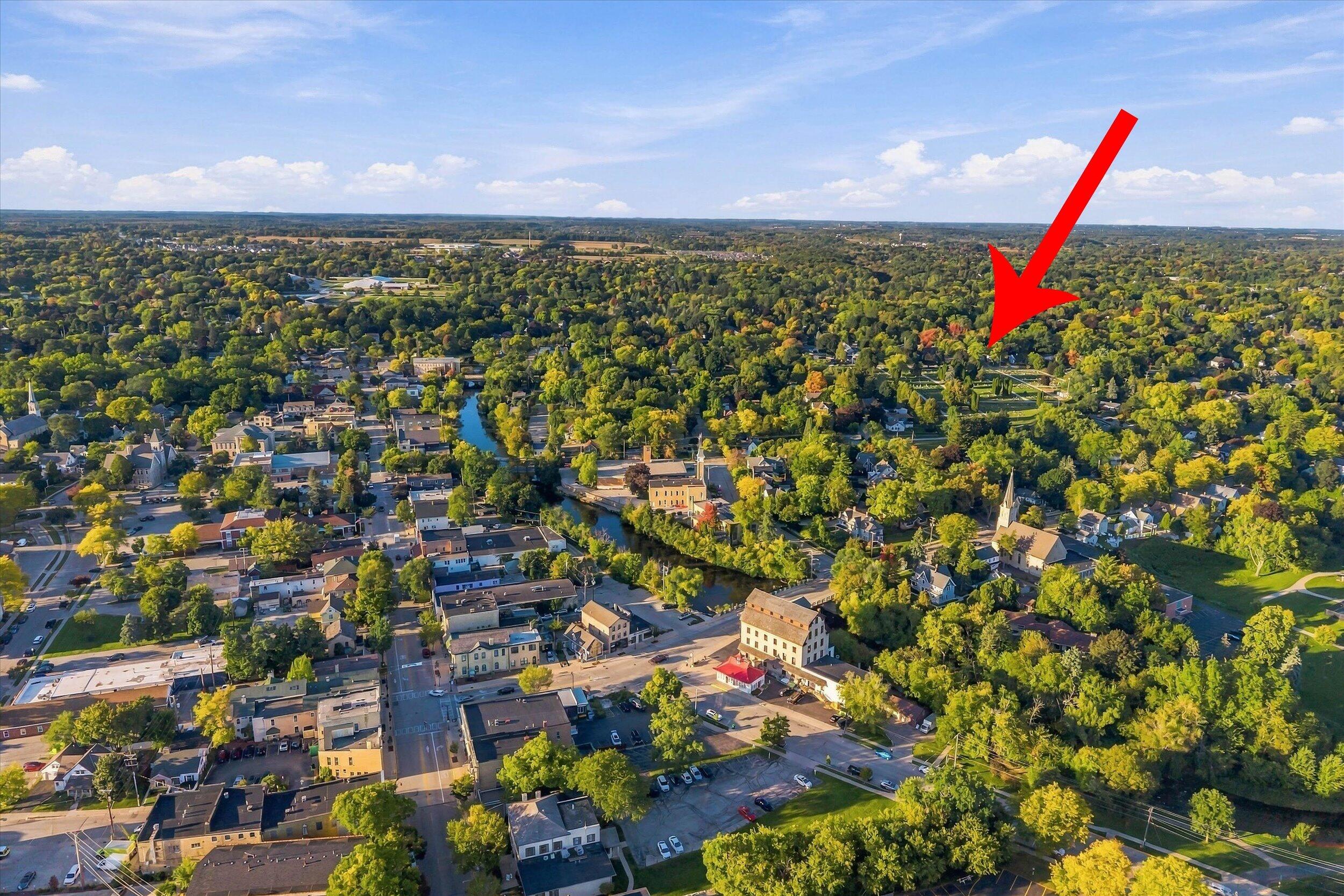 N70W5886 Bridge Road Cedarburg, WI 53012 - Photo 37 of 42 36-Aerial