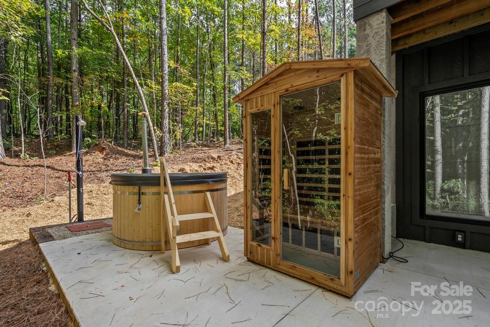 203 Golden Crk Ridge Union Mills, NC 28167 - Photo 17 of 47 a view of a two chairs in the patio