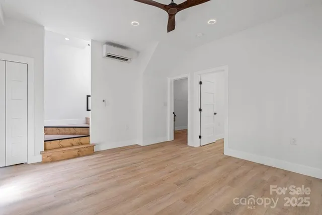 a view of a room with rack on the wall