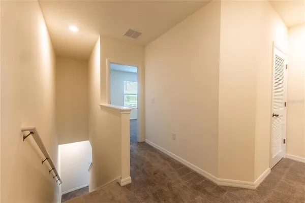 a view of an front door