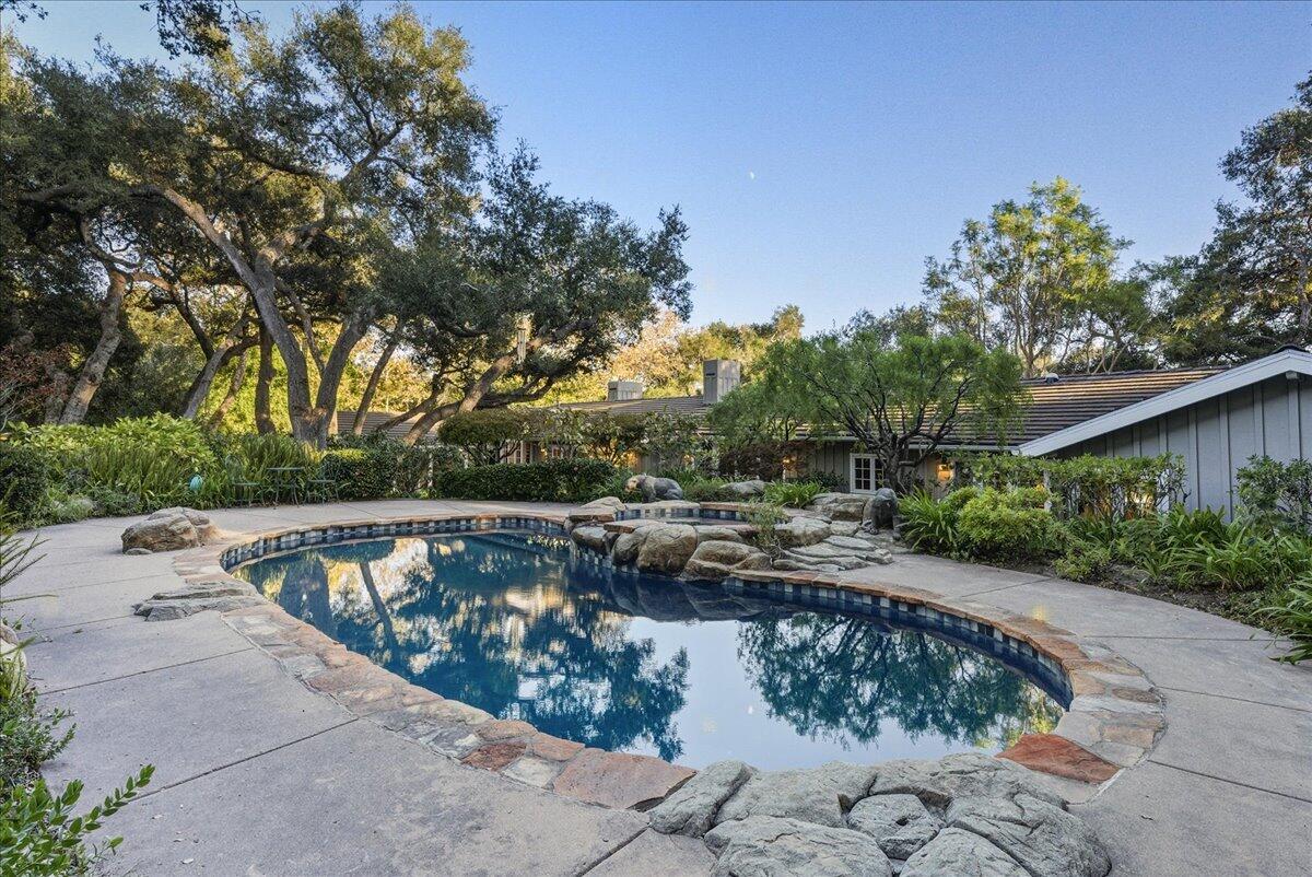 2140 Veloz Drive Montecito, CA 93108 - Photo 45 of 50 a view of a street with a yard and a wooden deck