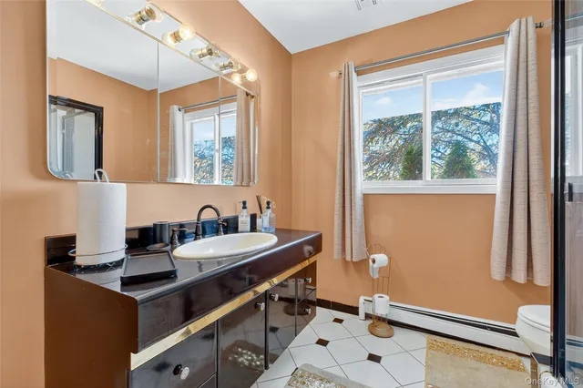 a outdoor living space with furniture and garden