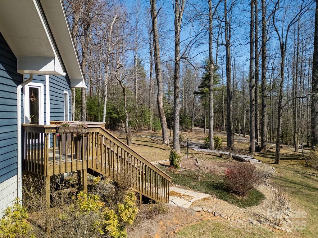 1881 Becky Mountain Road Brevard, NC 28712 - Photo 3 of 40 a view of a chair and tables in the patio