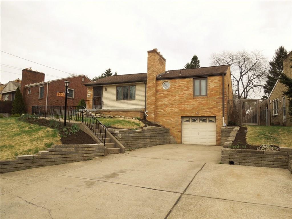 2043 Borland Road Pittsburgh, PA 15243 - Photo 21 of 24 LARGE parking area - Oversized 1 car integral garage + parking for 3-4 more vehicles in driveway.