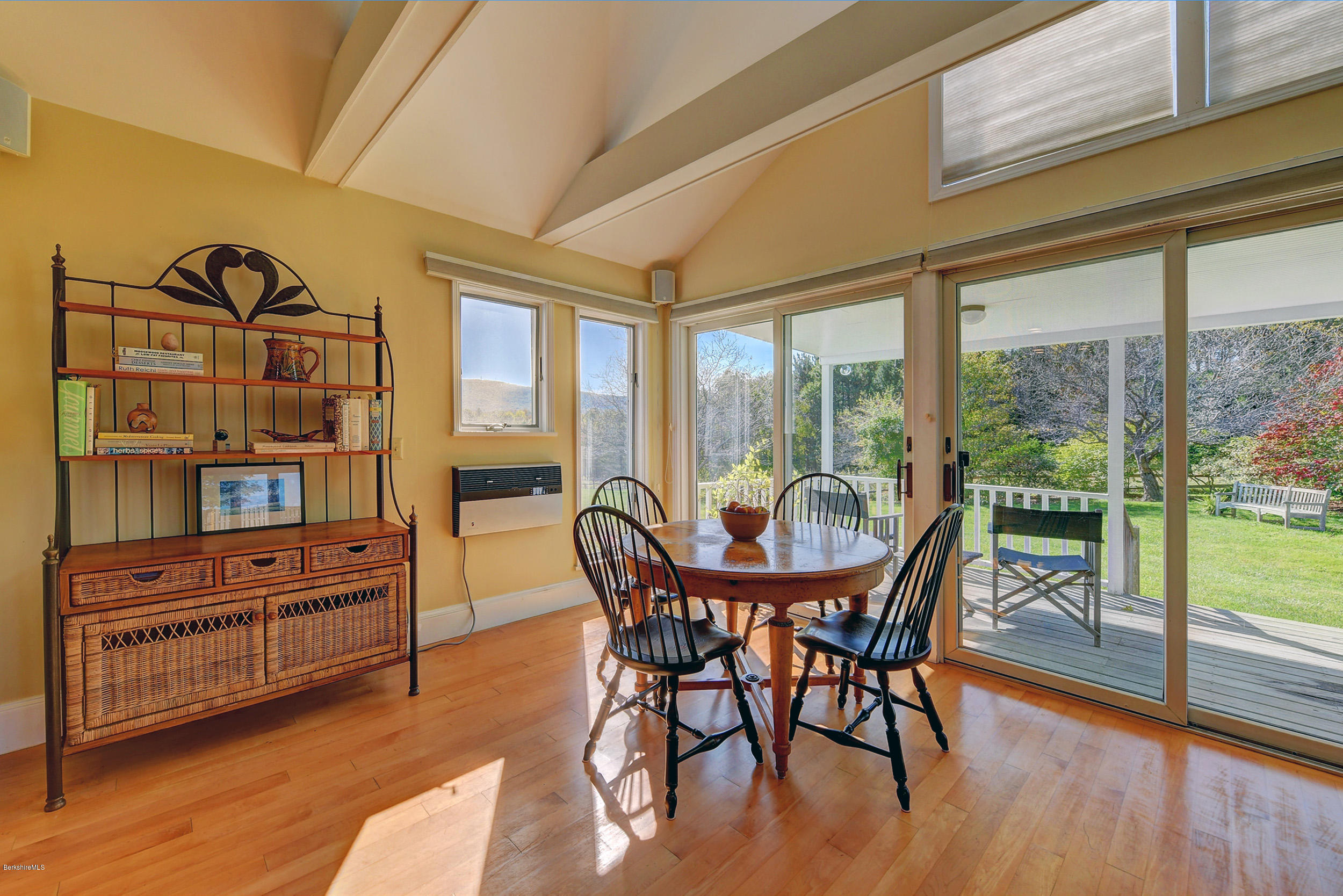 123 State Road Richmond, MA 01201 - Photo 11 of 32 a view of a dining room with furniture window and wooden floor
