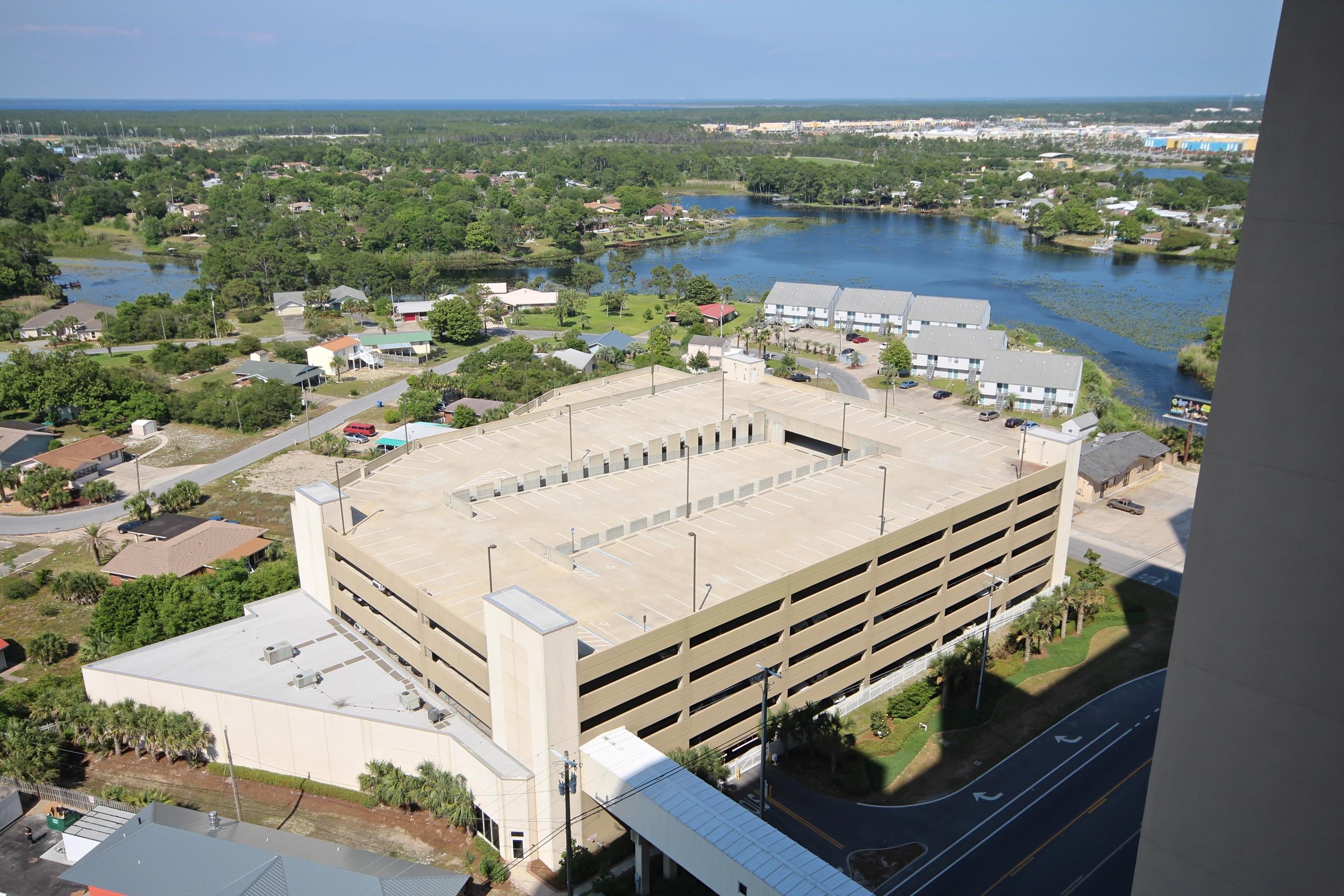 16819 Front Beach Road, Unit 1110 Panama City Beach, FL 32413 - Photo 34 of 34 a view of a city from a terrace