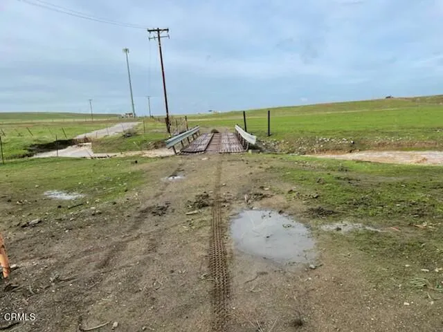 a view of a lake with a big yard
