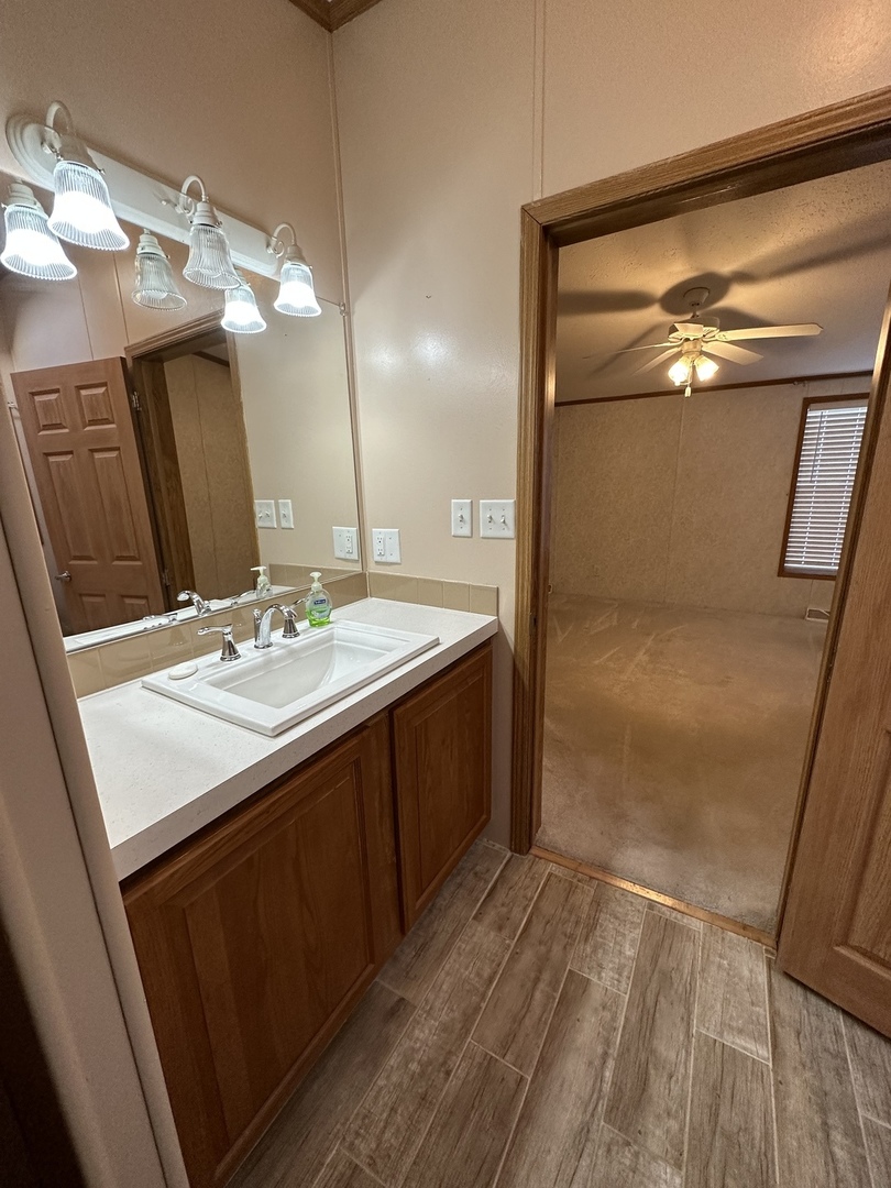 286 Blackthorn Road Matteson, IL 60443 - Photo 16 of 28 a bathroom with a sink and a mirror