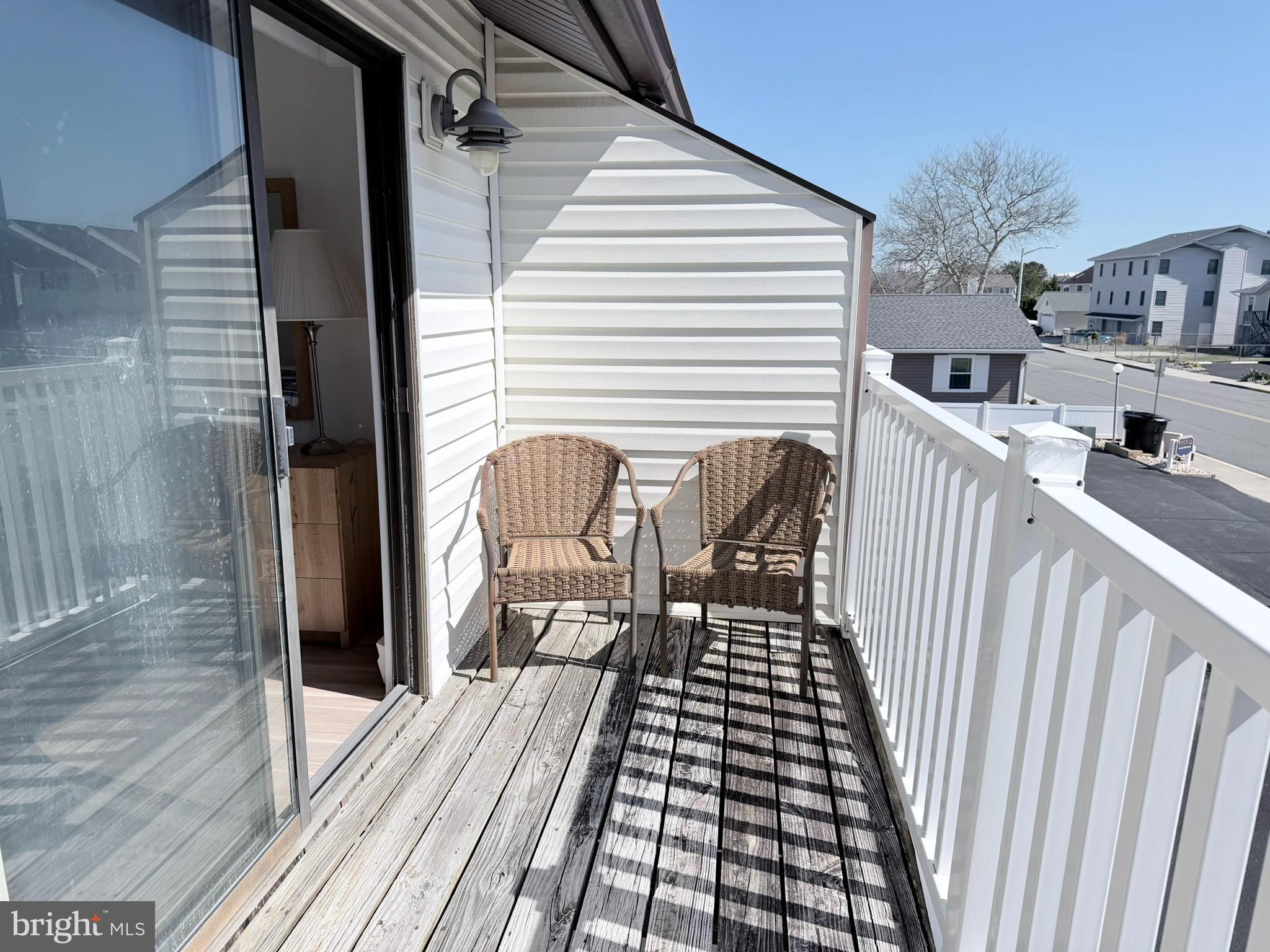 616 Salt Spray Road, Unit 6 Ocean City, MD 21842 - Photo 18 of 22 Balcony off of primary bedroom