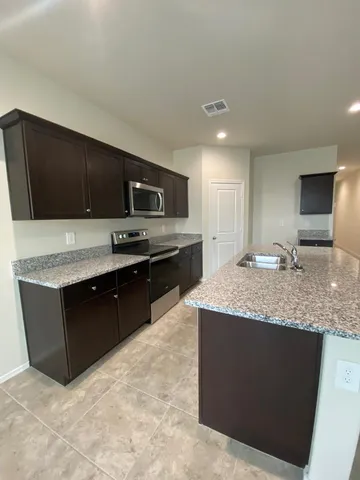 a backyard of a house