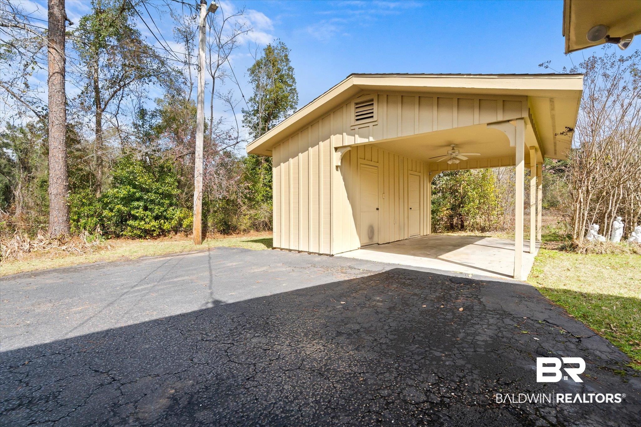 406 Maple Street Fairhope, AL 36532 - Photo 28 of 30 Covered Carport and Storage