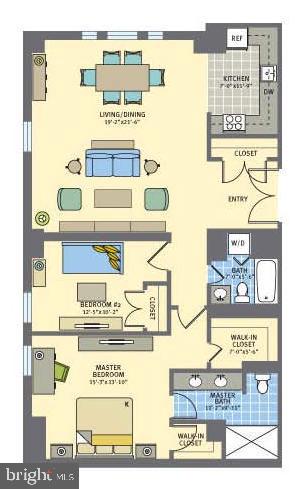 219 South 18th Street, Unit 1506 Philadelphia, PA 19103 - Photo 20 of 28 a picture of a book shelf