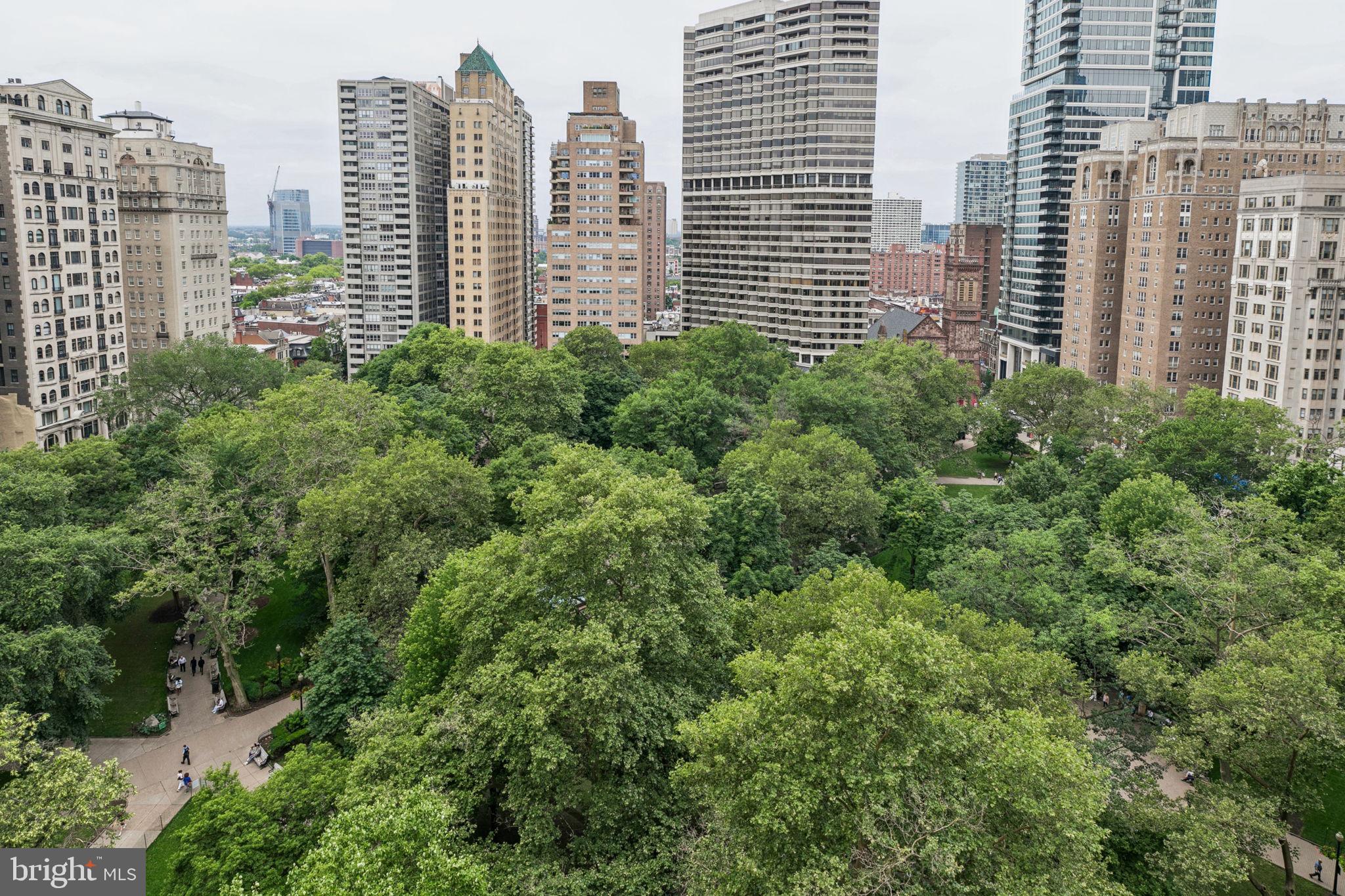 219 South 18th Street, Unit 1506 Philadelphia, PA 19103 - Photo 2 of 28 a view of a city with tall buildings