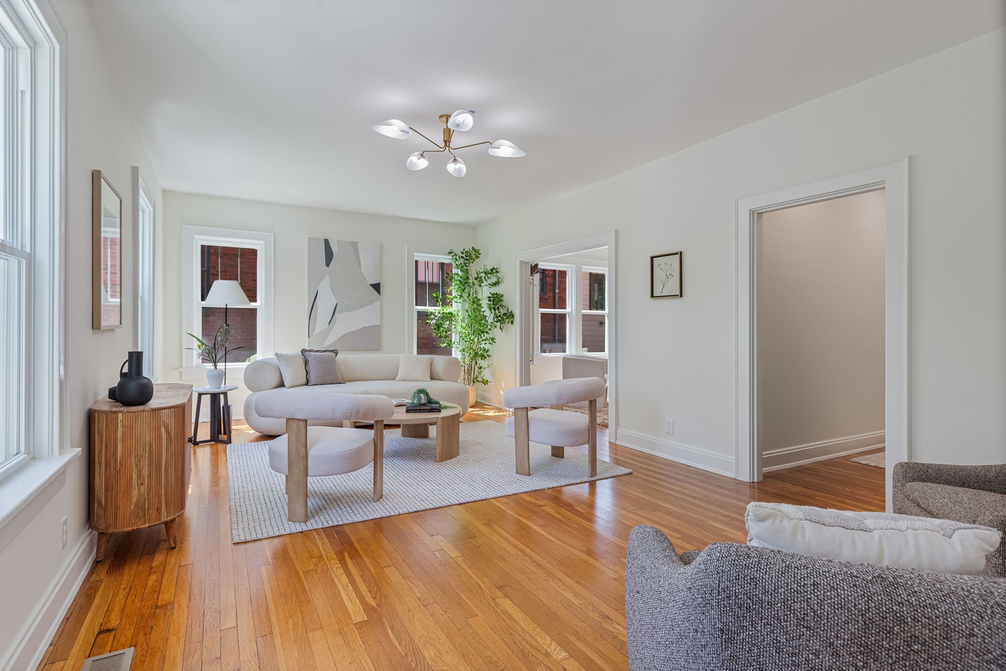 2005 Convent Place, Unit 1 Nashville, TN 37212 - Photo 8 of 41 a living room with furniture and wooden floor