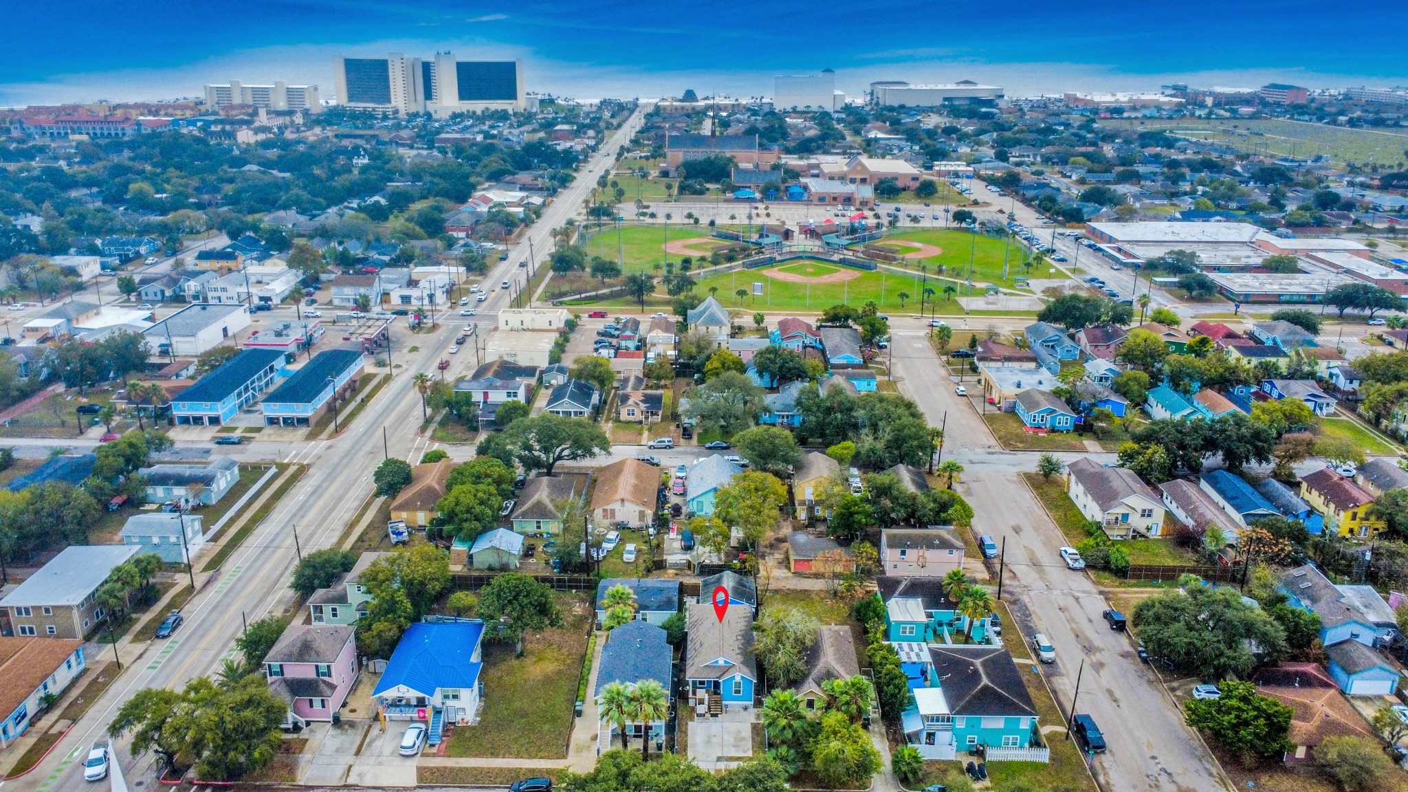 5319 Avenue R Galveston, TX 77551 - Photo 17 of 20 an aerial view of multiple house
