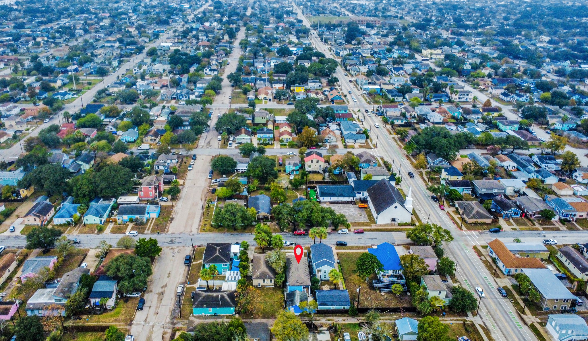 5319 Avenue R Galveston, TX 77551 - Photo 20 of 20 an aerial view of multiple house