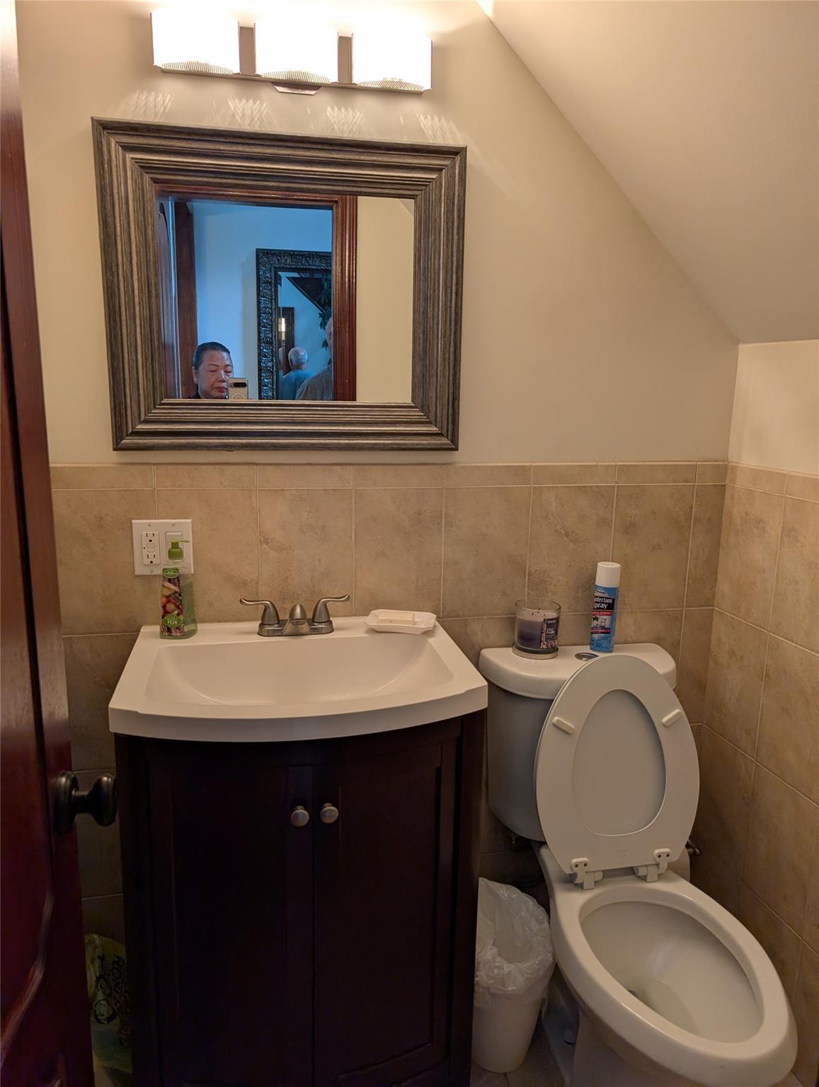 15 Lenzie Street Staten Island, NY 10312 - Photo 13 of 19 a bathroom with a toilet a sink and mirror