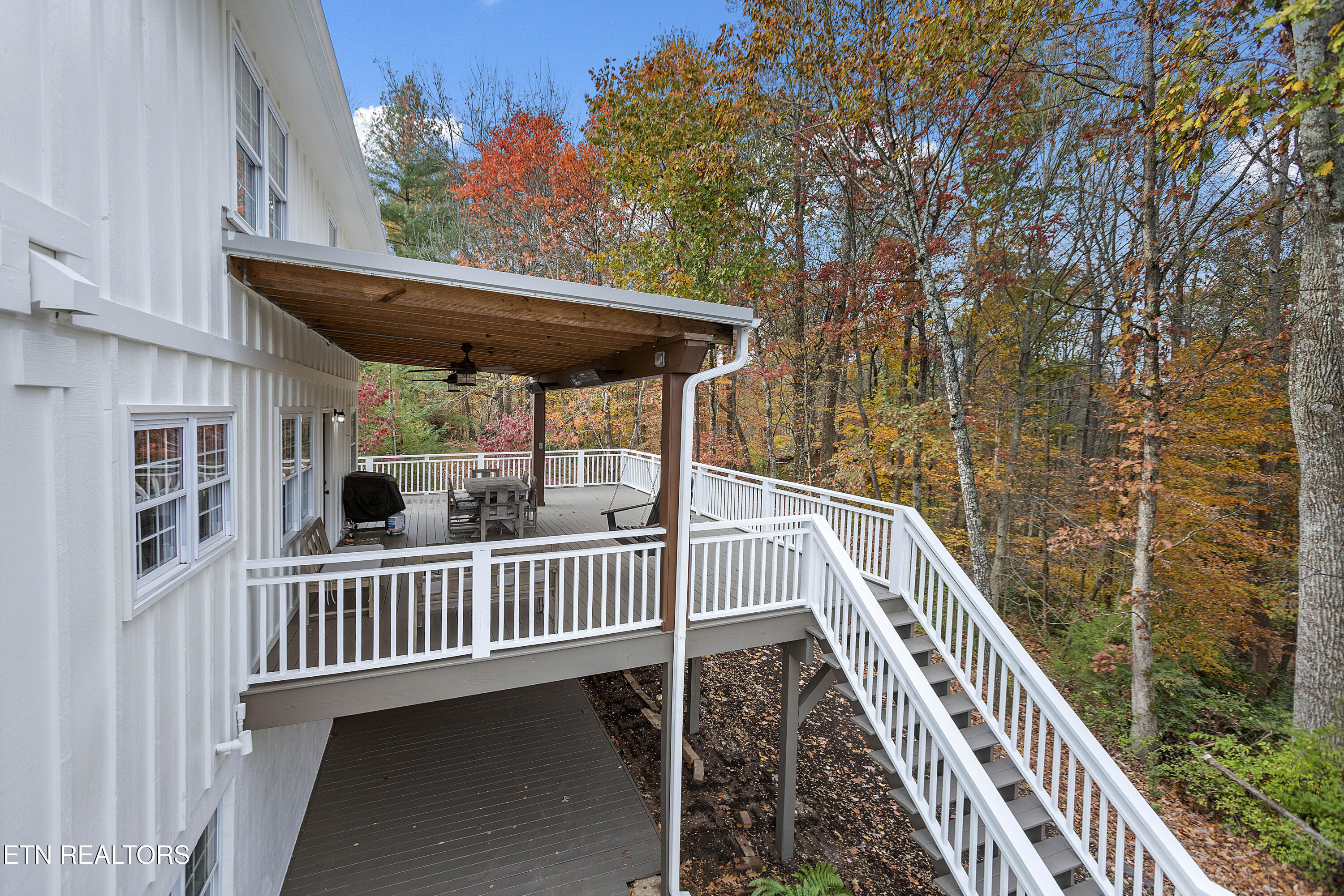 1503 Rudder Lane Knoxville, TN 37919 - Photo 32 of 34 32_Deck Stairs to Lower Patio