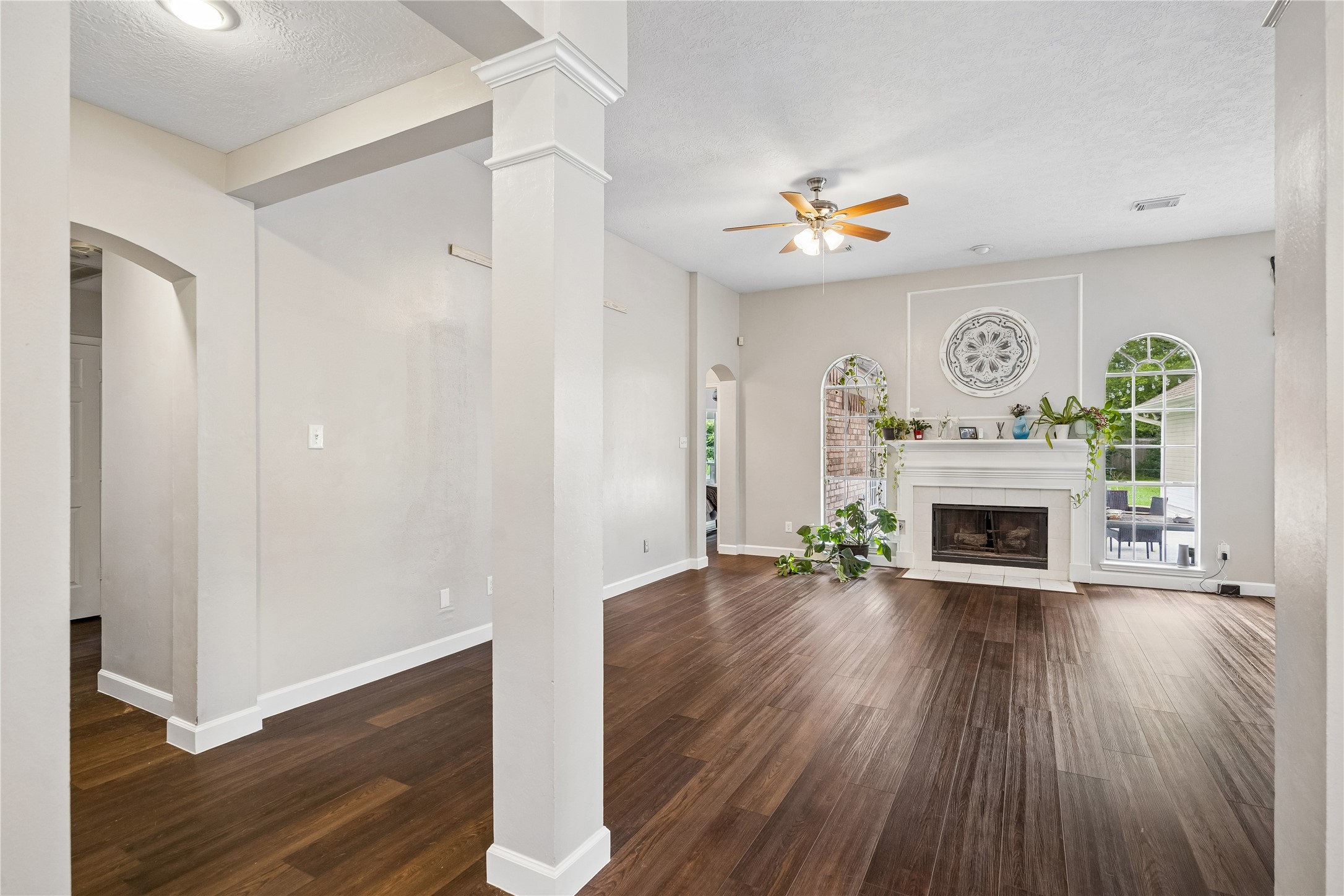 9110 Rhapsody Lane Houston, TX 77040 - Photo 4 of 20 Brand new luxury vinyl plank floors throughout the home!