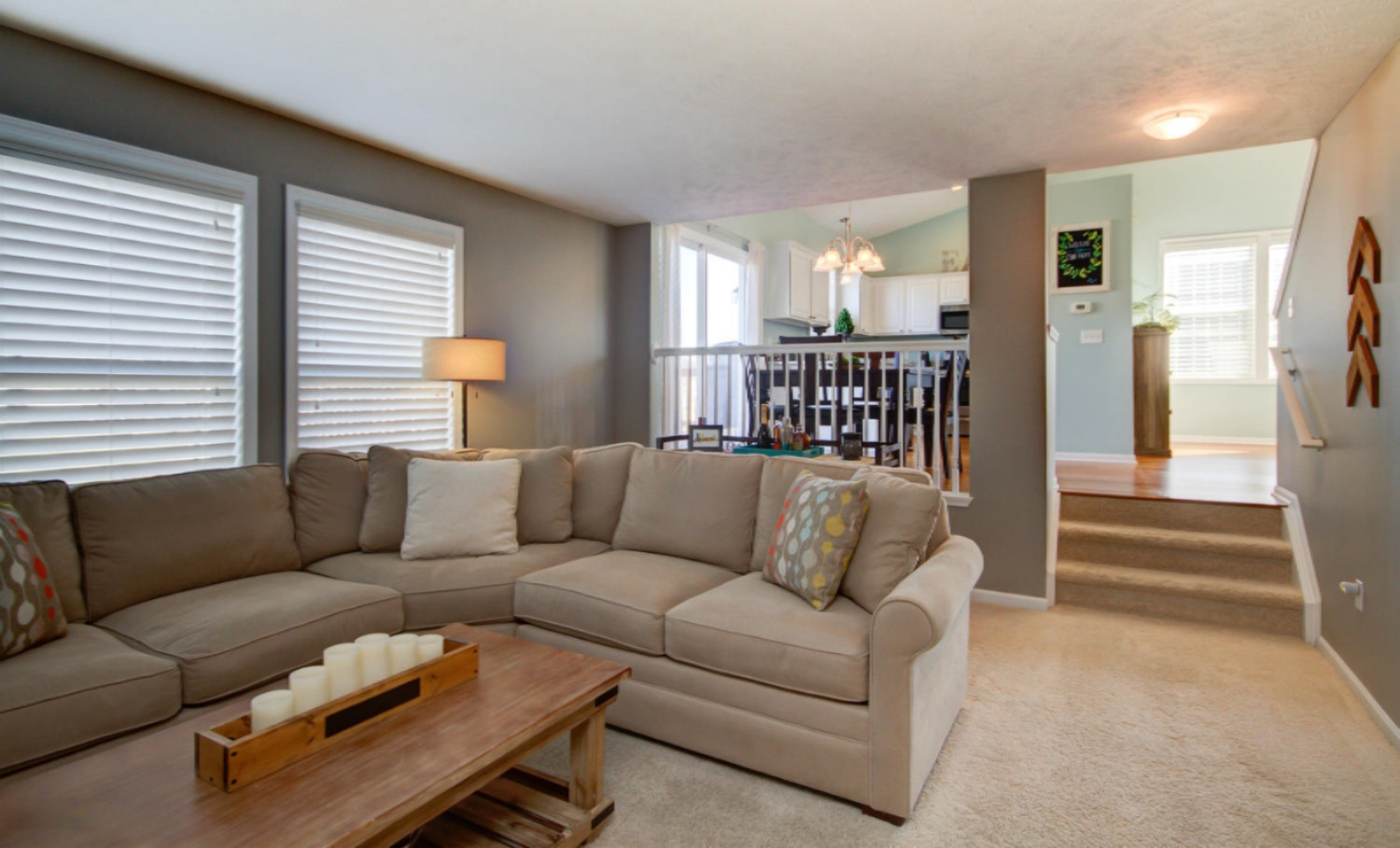 8580 Haystack Southeast Caledonia, MI 49316 - Photo 25 of 27 Family room open to kitchen/dining area