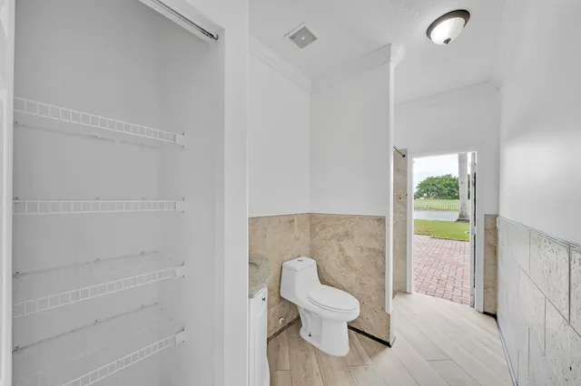 a view of storage and utility room