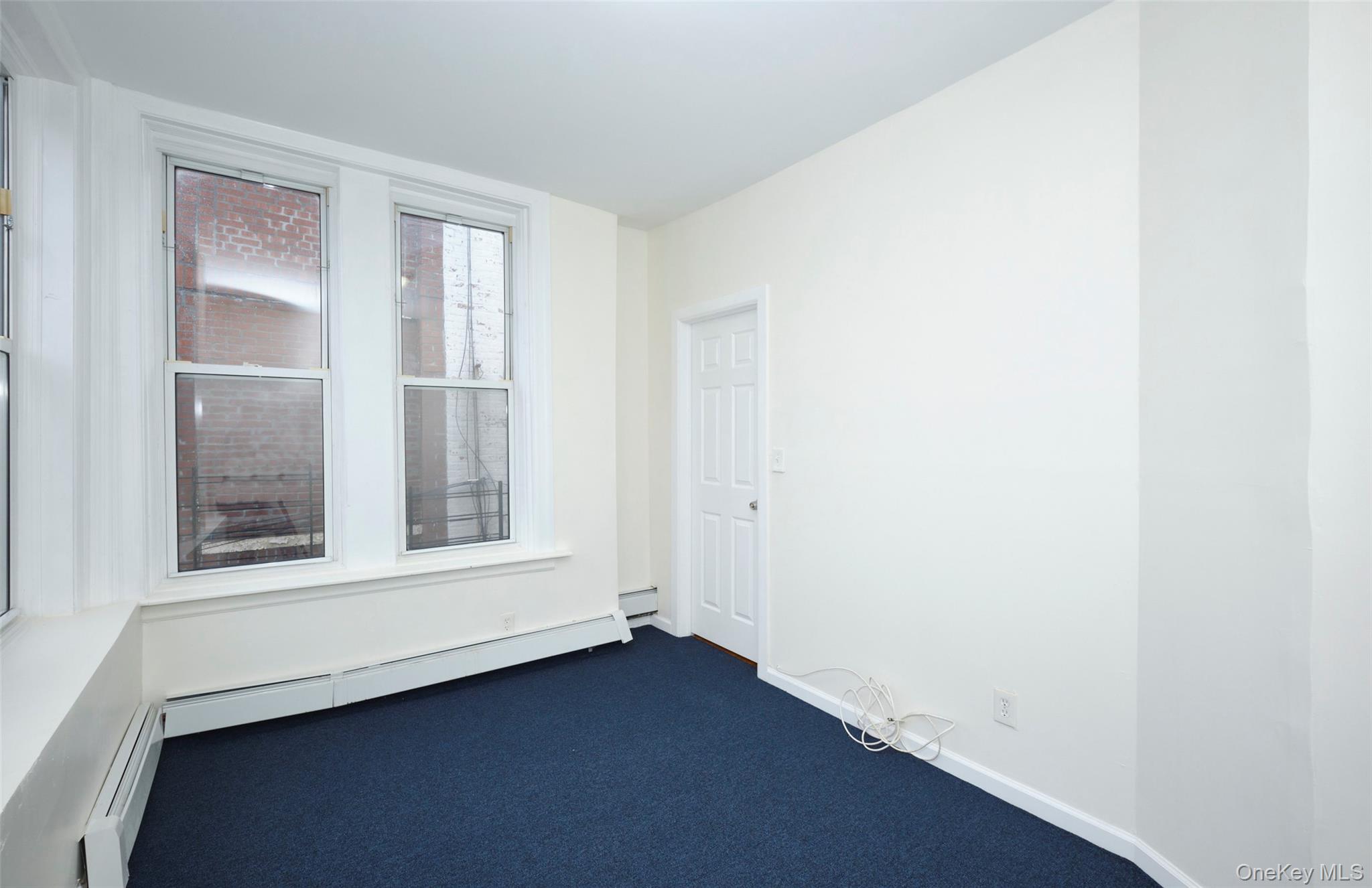 563 Miller Avenue Brooklyn, NY 11207 - Photo 18 of 21 Unfurnished room featuring a baseboard radiator and carpet flooring