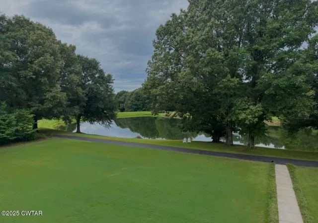 a view of swimming pool with an outdoor space
