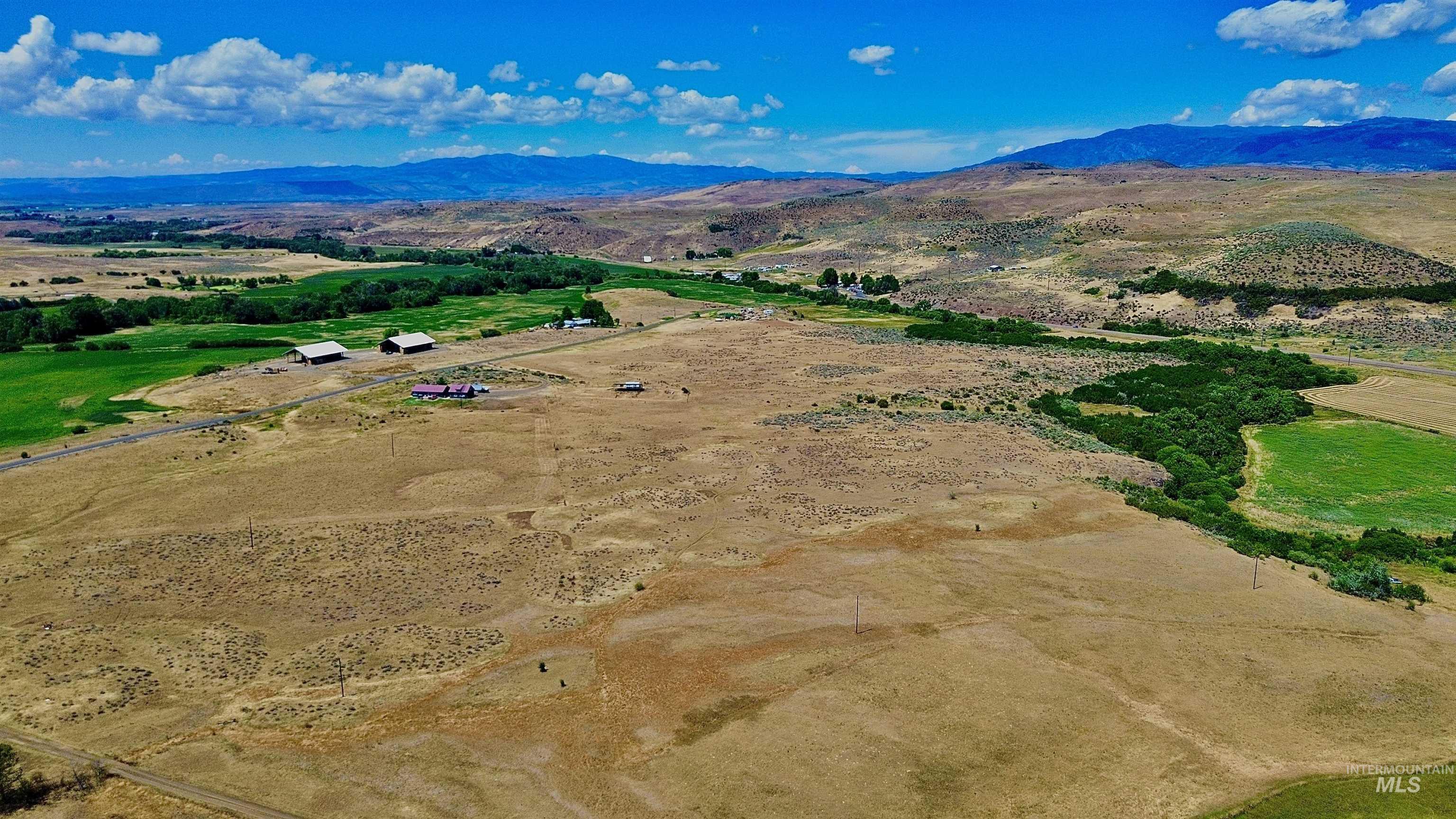 Nka West Indian Valley Road Indian Valley, ID 83632 - Photo 13 of 14 Aerial view of sparsely populated area with a mountainous background
