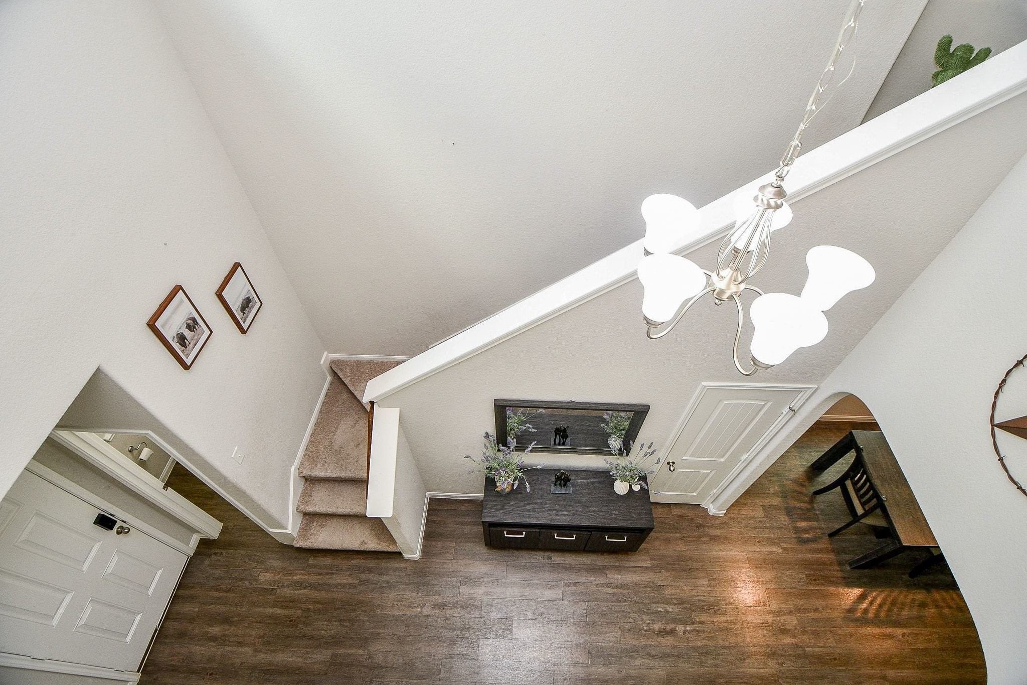 4834 Purple Wisteria Lane Spring, TX 77373 - Photo 18 of 31 Open view from the second floor overlooking the entrance.