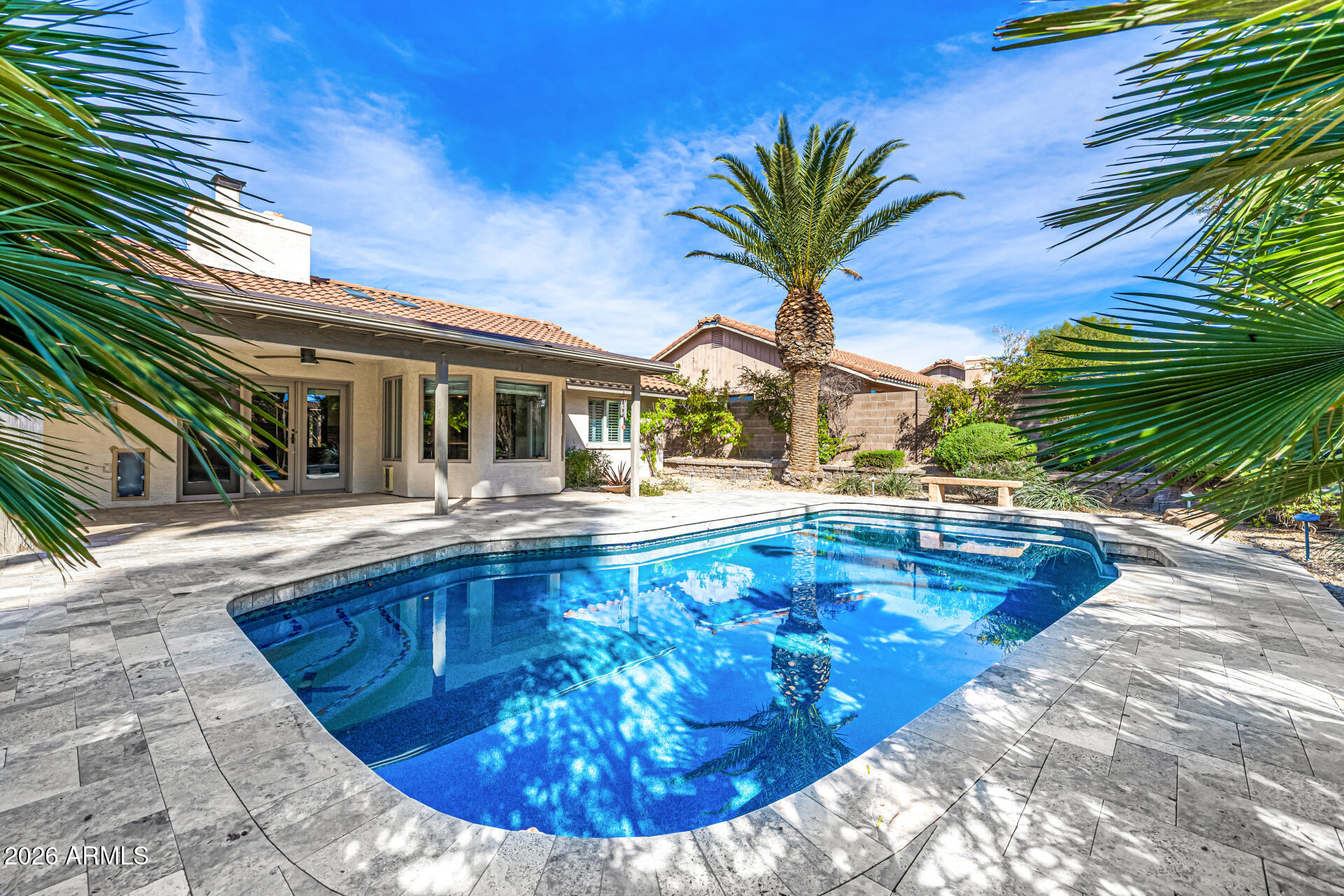 801 East Acoma Drive Phoenix, AZ 85022 - Photo 57 of 62 a view of a swimming pool with a patio
