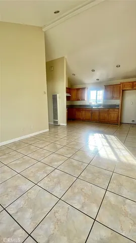 a view of a kitchen with a sink