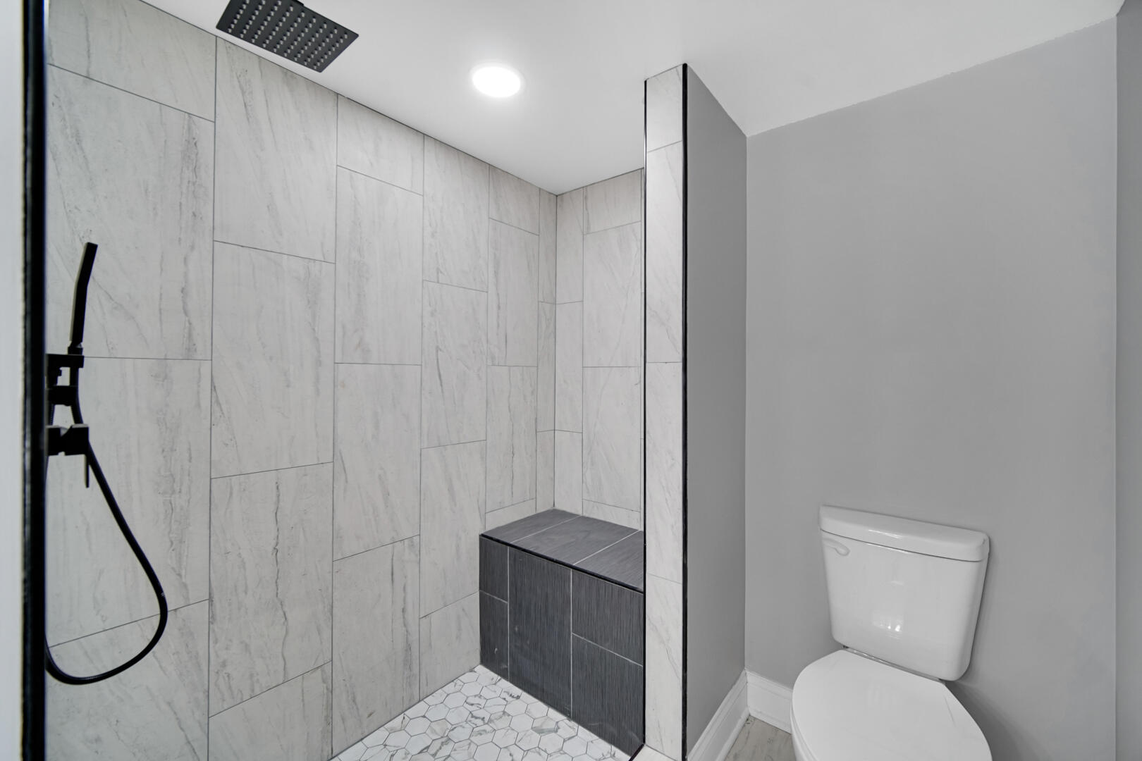 327 Buchanan Street Gary, IN 46402 - Photo 29 of 29 a bathroom with a toilet and a shower