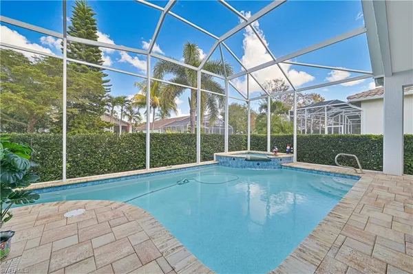 a view of a indoor swimming pool