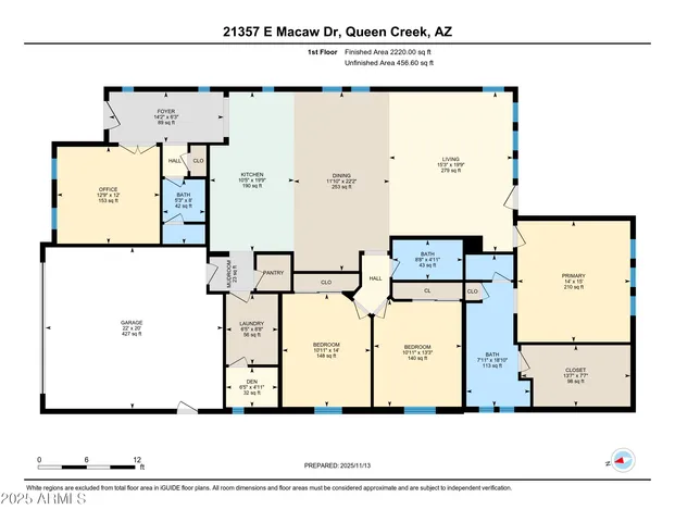 $2,800 | 21357 East Macaw Drive, Queen Creek, AZ 85142