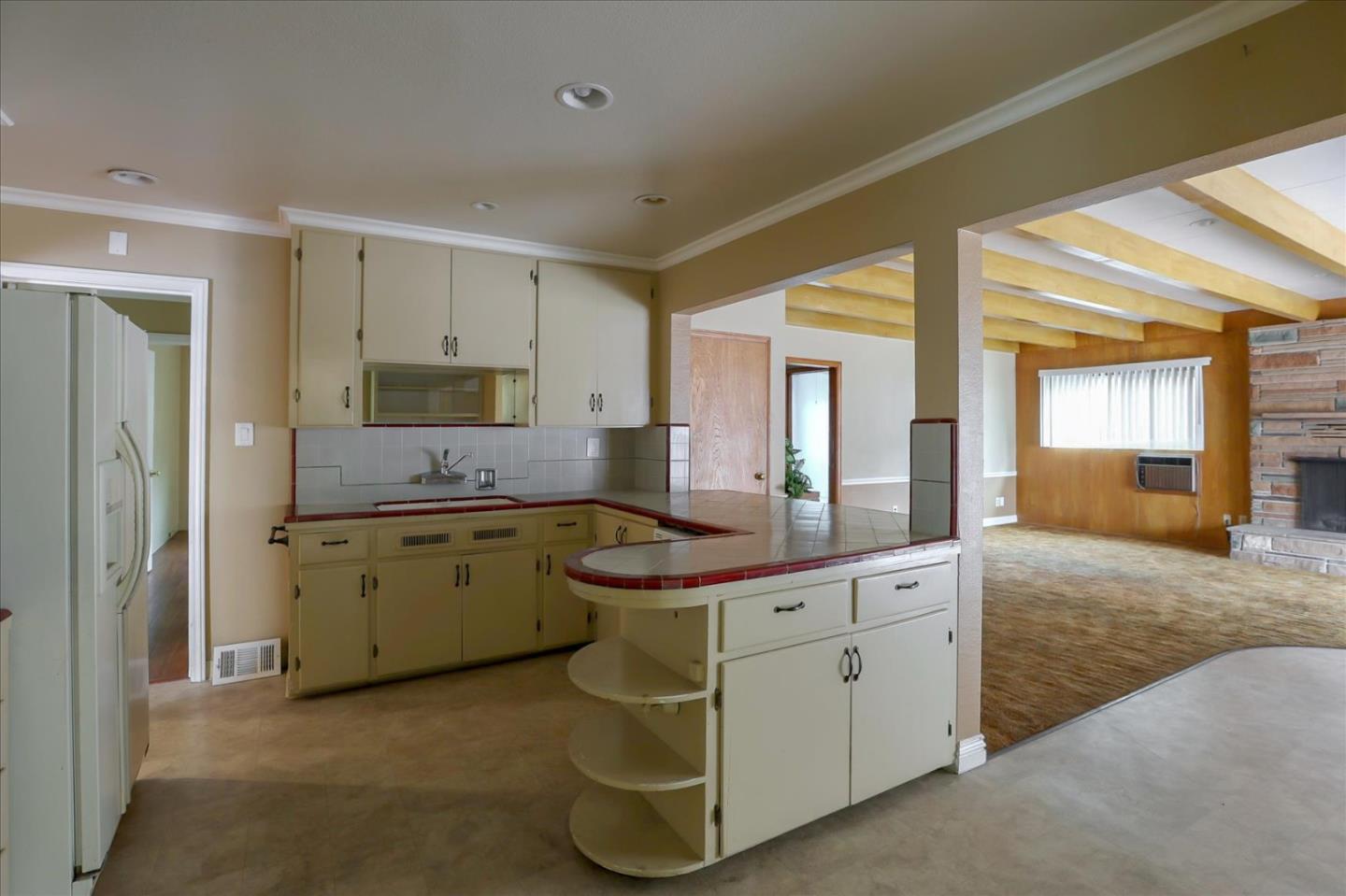 10150 Clayton Road San Jose, CA 95127 - Photo 10 of 61 a spacious bathroom with a granite countertop sink and a mirror