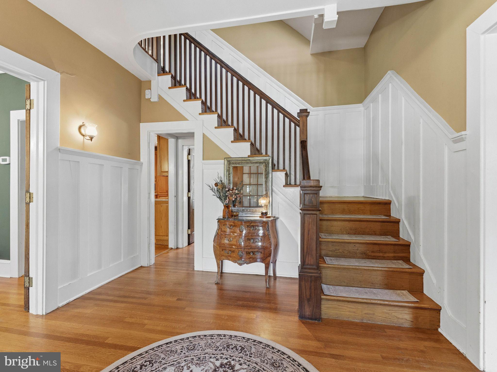 229 North Main Street Woodstown, NJ 08098 - Photo 12 of 74 a view of entryway and hall with wooden floor