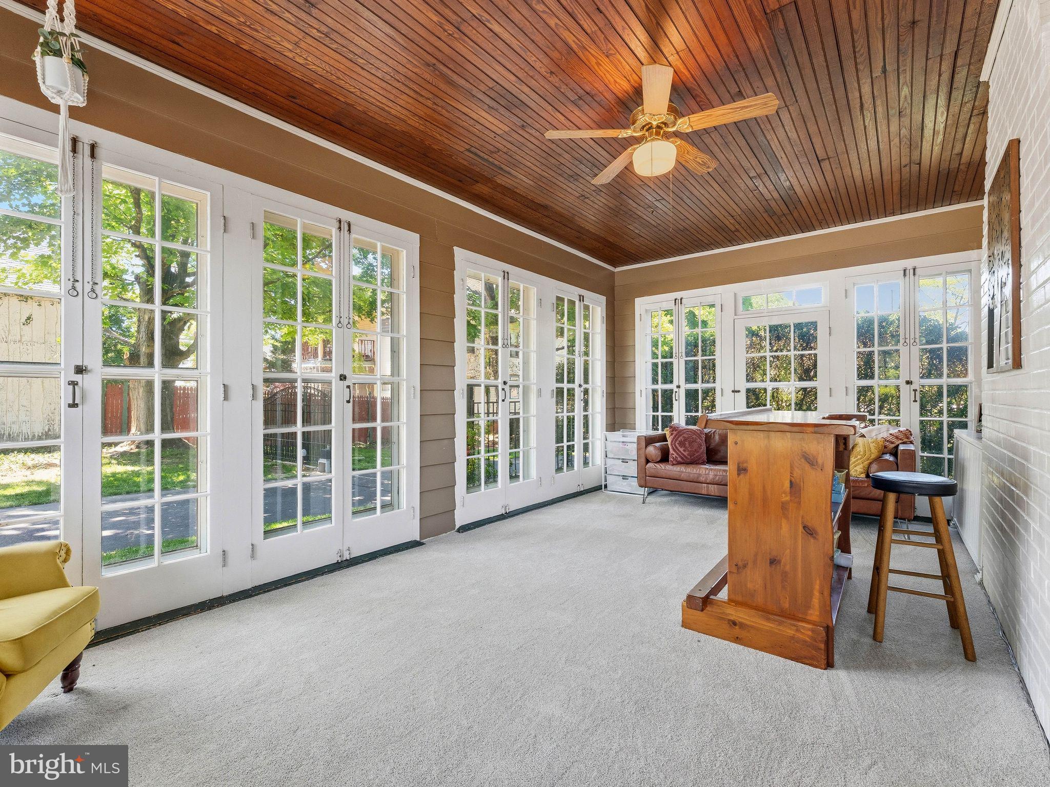 229 North Main Street Woodstown, NJ 08098 - Photo 18 of 74 a living room with furniture a ceiling fan and a large window