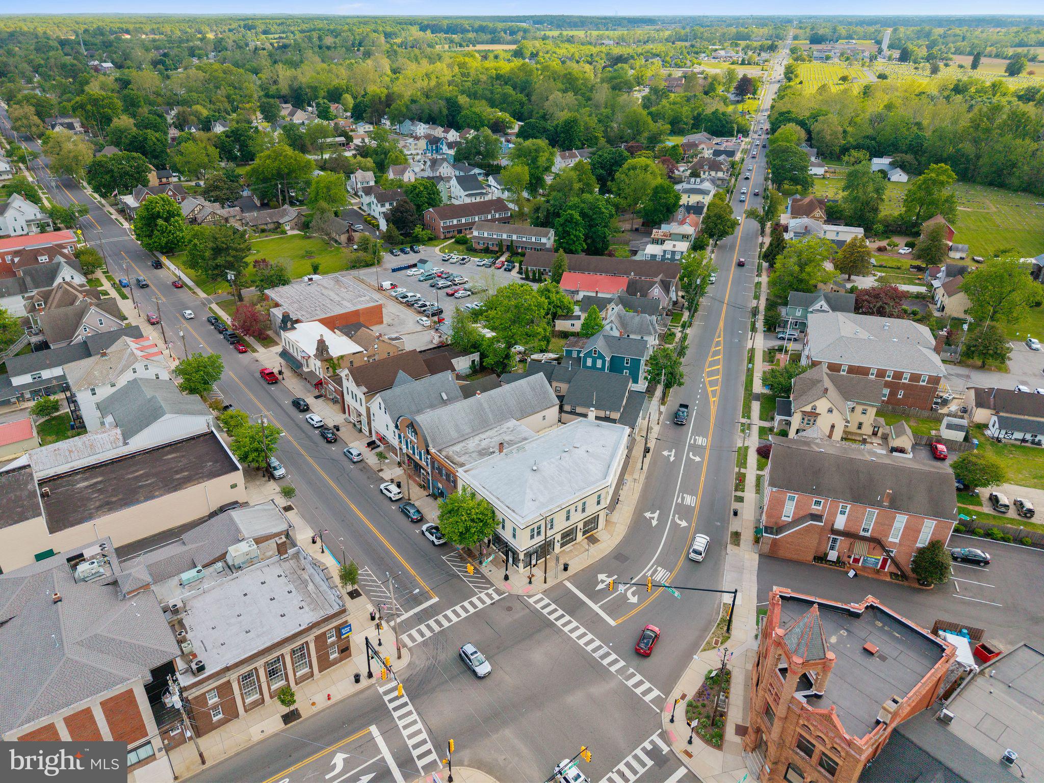 229 North Main Street Woodstown, NJ 08098 - Photo 67 of 74 an aerial view of a city with lots of residential buildings