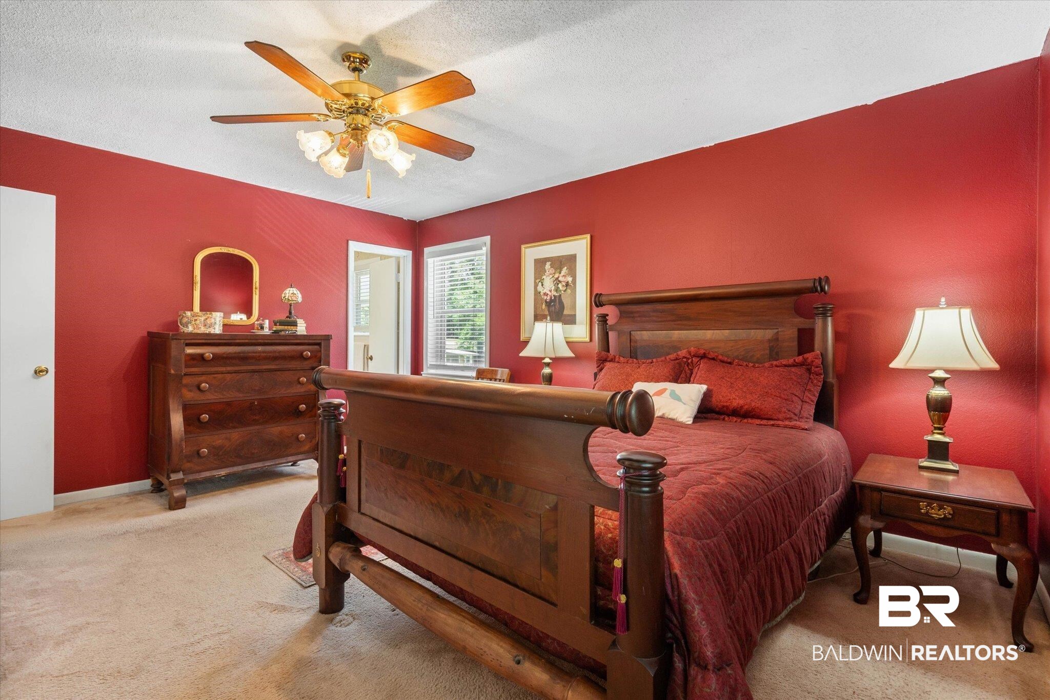 706 Sutherland Drive Chickasaw, AL 36611 - Photo 12 of 33 Carpeted bedroom featuring ceiling fan
