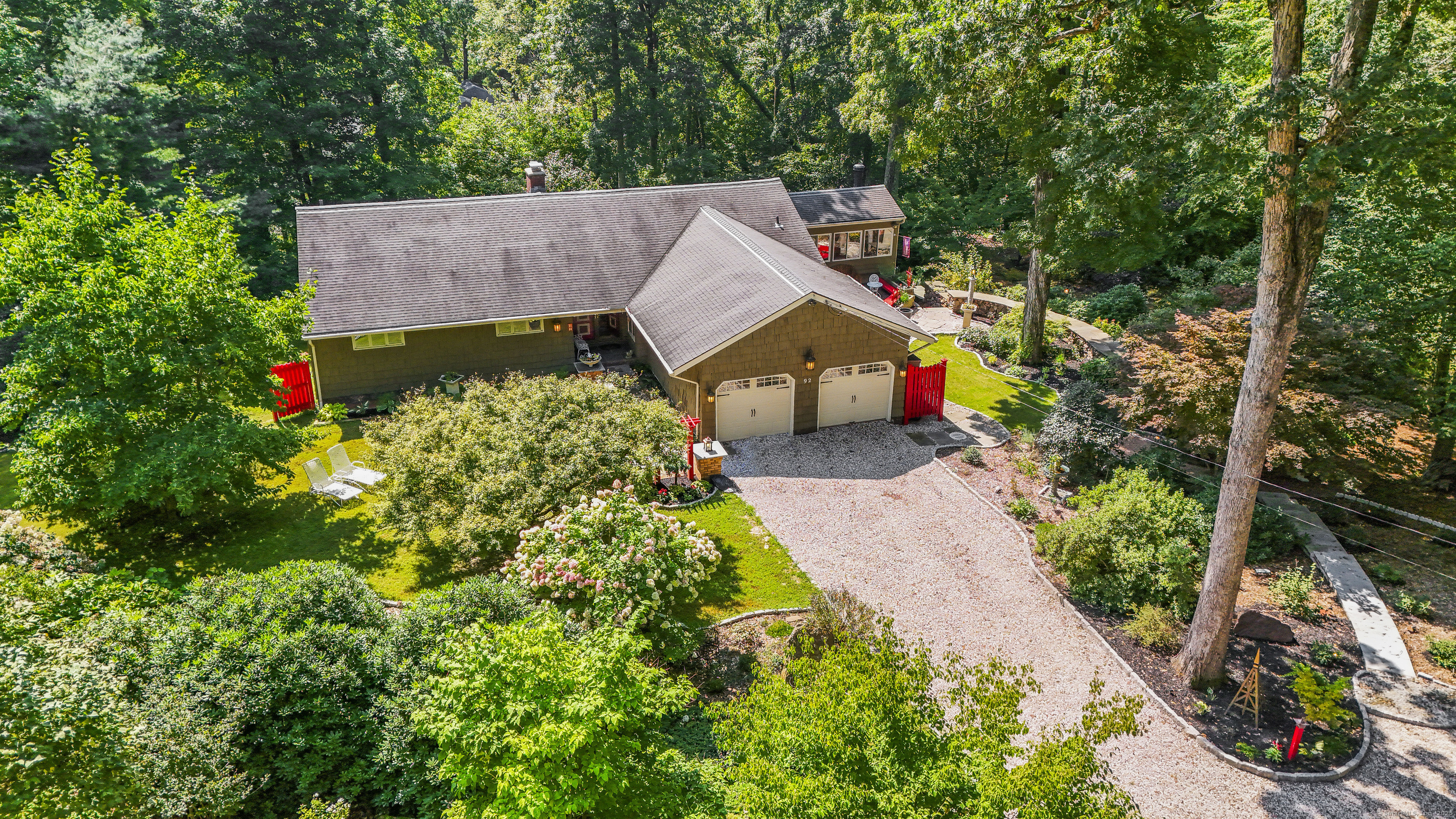 92 Kenmore Road Bloomfield, CT 06002 - Photo 34 of 38 an aerial view of a house