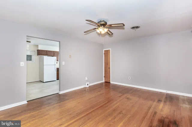 a view of an empty room