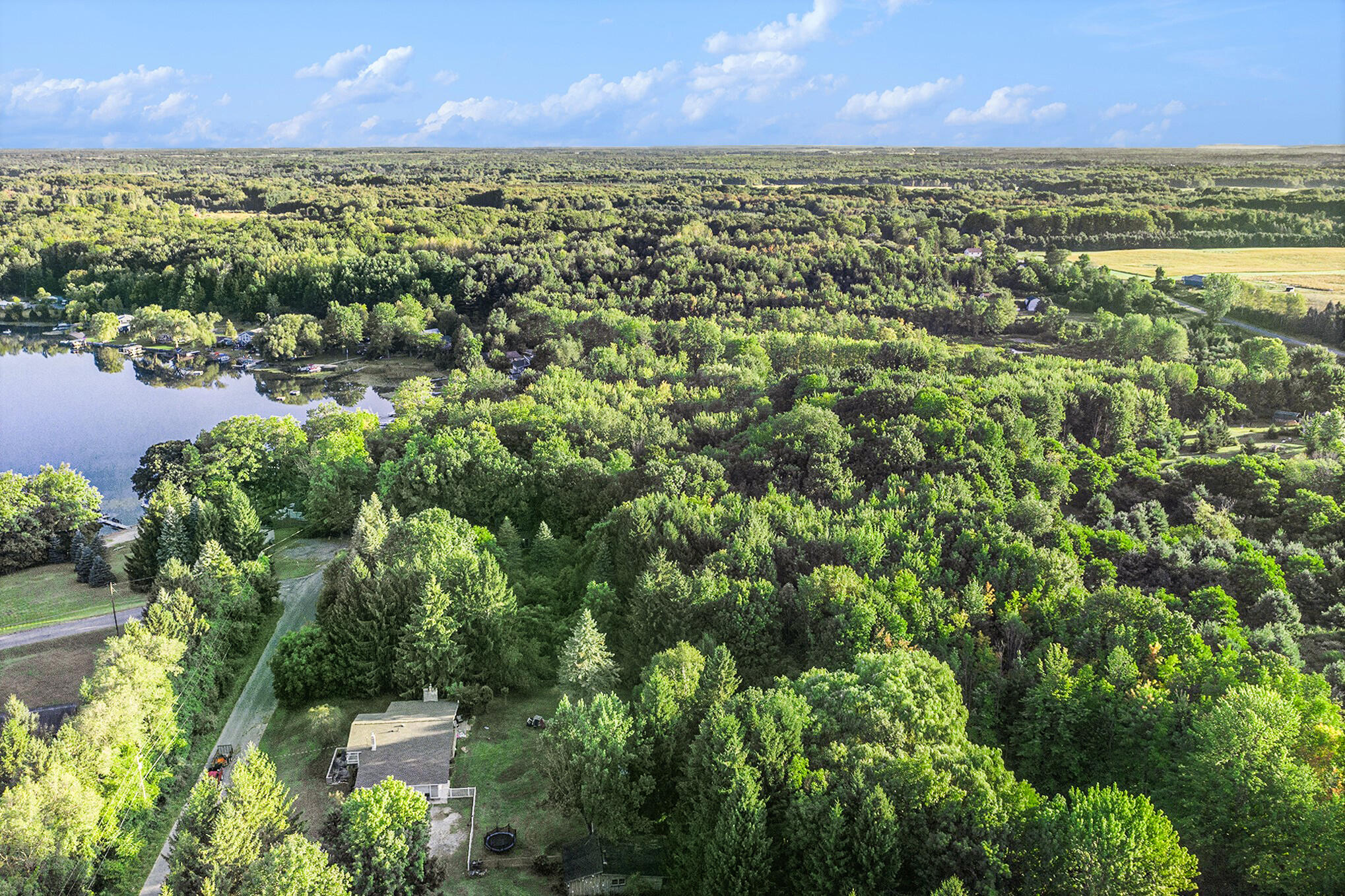 1266 North Cedar Lane Road Scottville, MI 49454 - Photo 7 of 21 View of Crystal/Hackert Lake