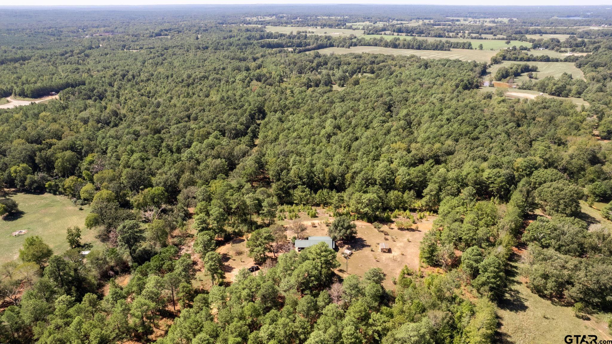 18596 County Road 2154 Troup, TX 75789 - Photo 14 of 21 an aerial view of a houses with a yard